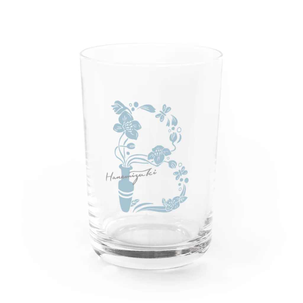 ハナミズキフォント_誕生・結婚・出産祝いのmini_B Water Glass :front