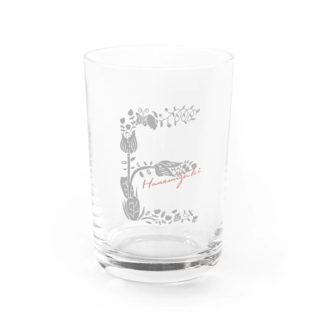 ハナミズキフォント_誕生・結婚・出産祝いのmini_E Water Glass :front