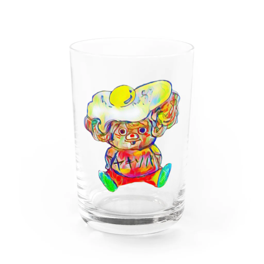 すやこのヤキソバ君 Water Glass :front