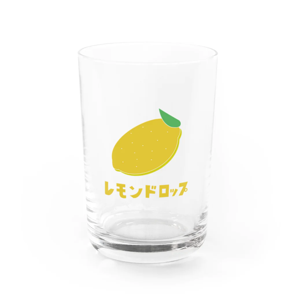 多分こけしのレモンドロップ Water Glass :front