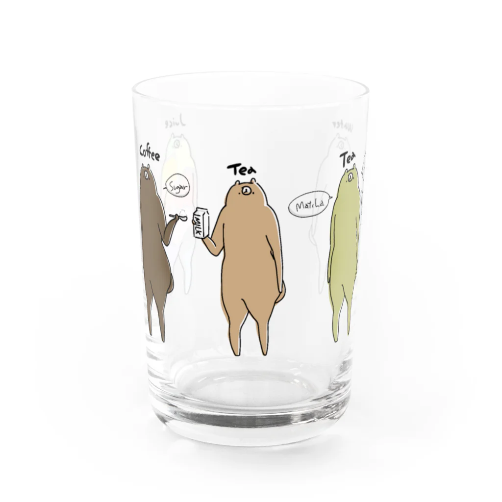 クマ・サピエンスのKumasapiens グラス前面