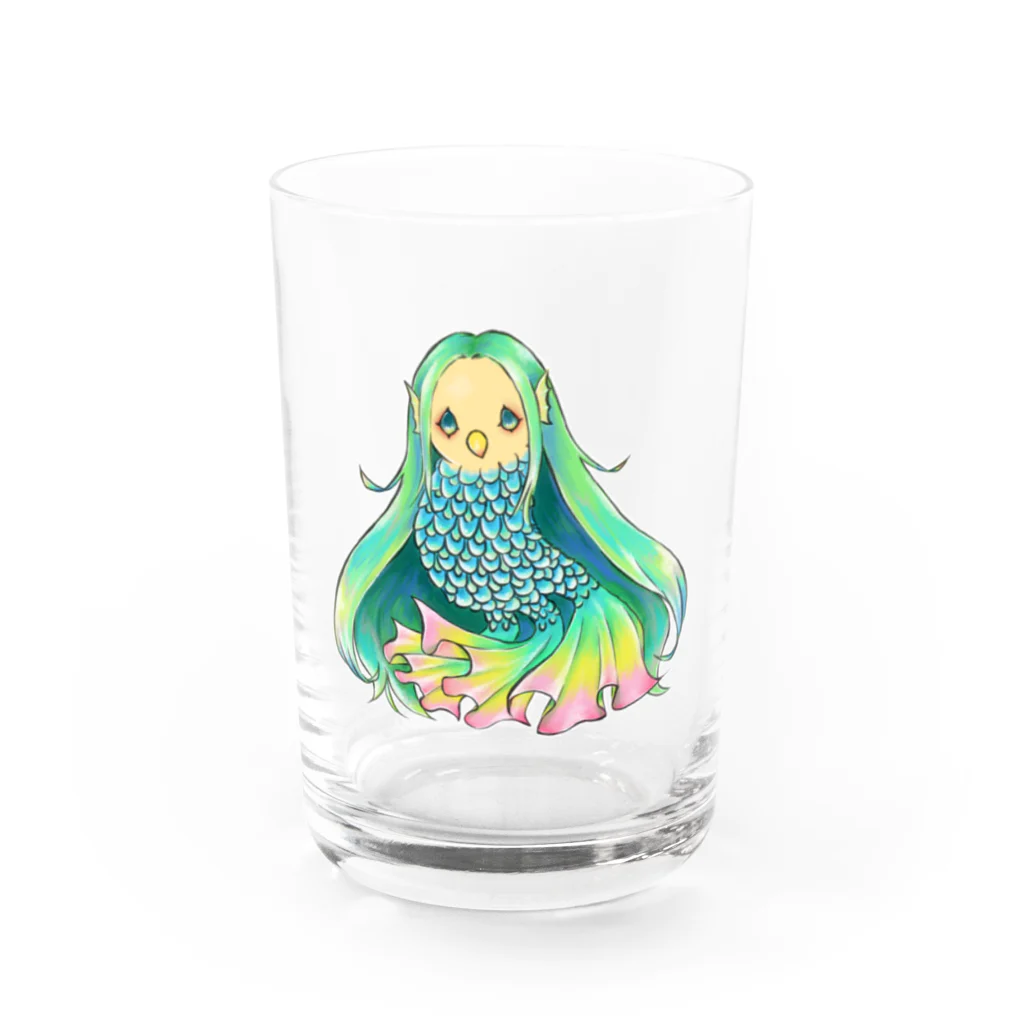 ちっぽのお店のアマビエ様 Water Glass :front