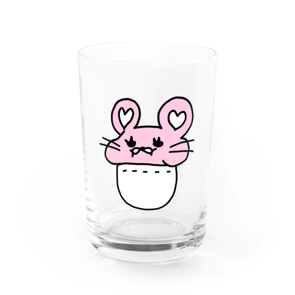 クレープ∀のポケットクイープちゃん Water Glass :front