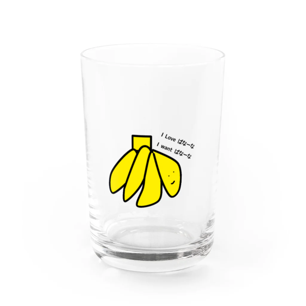 tonsのバナナスキー Water Glass :front