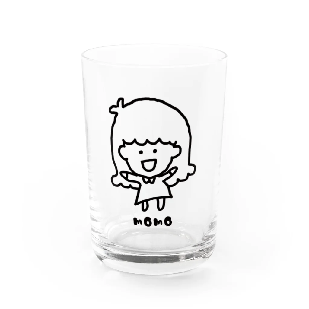 kumiconaShopのモモガール Water Glass :front