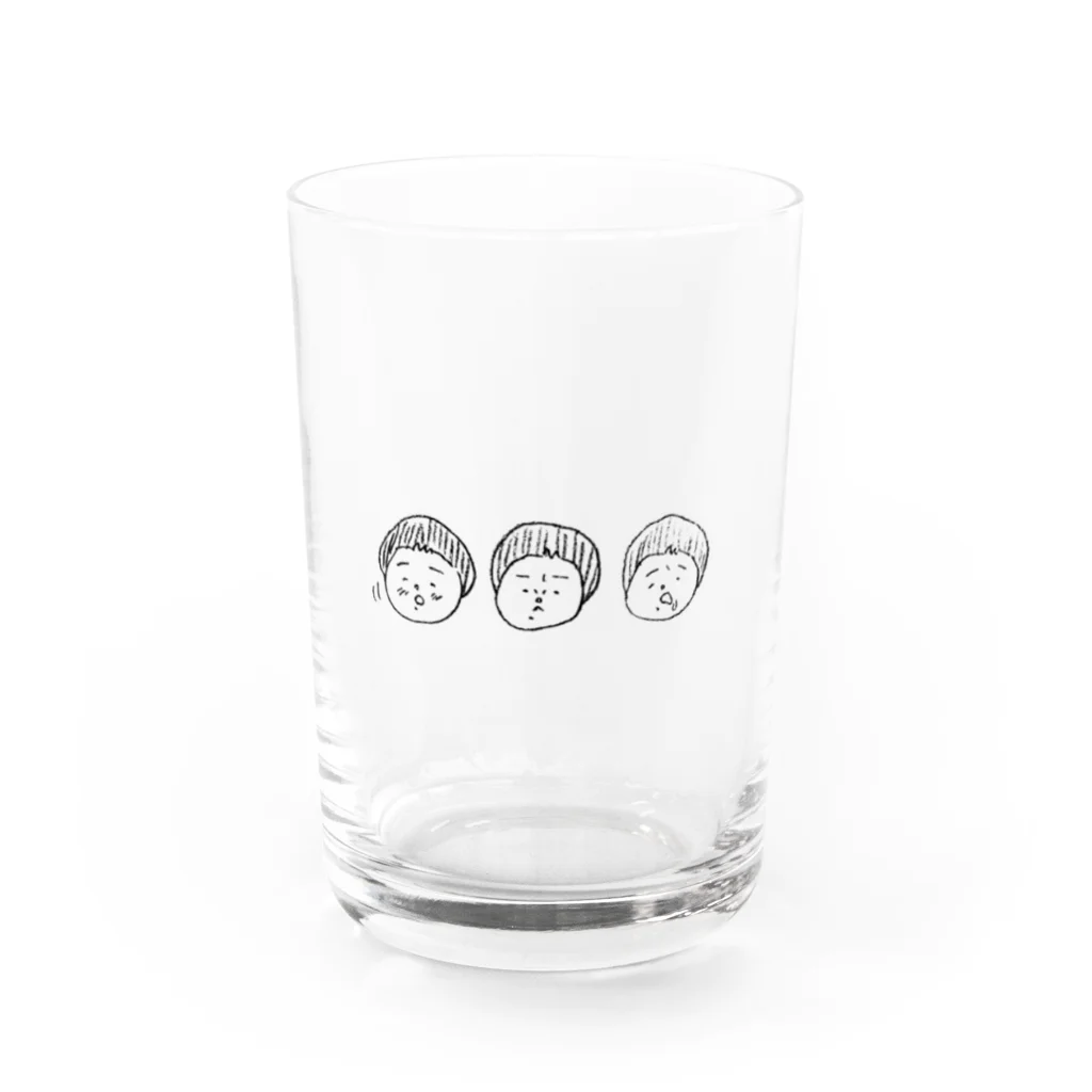 卜モヤの肉マンガール Water Glass :front