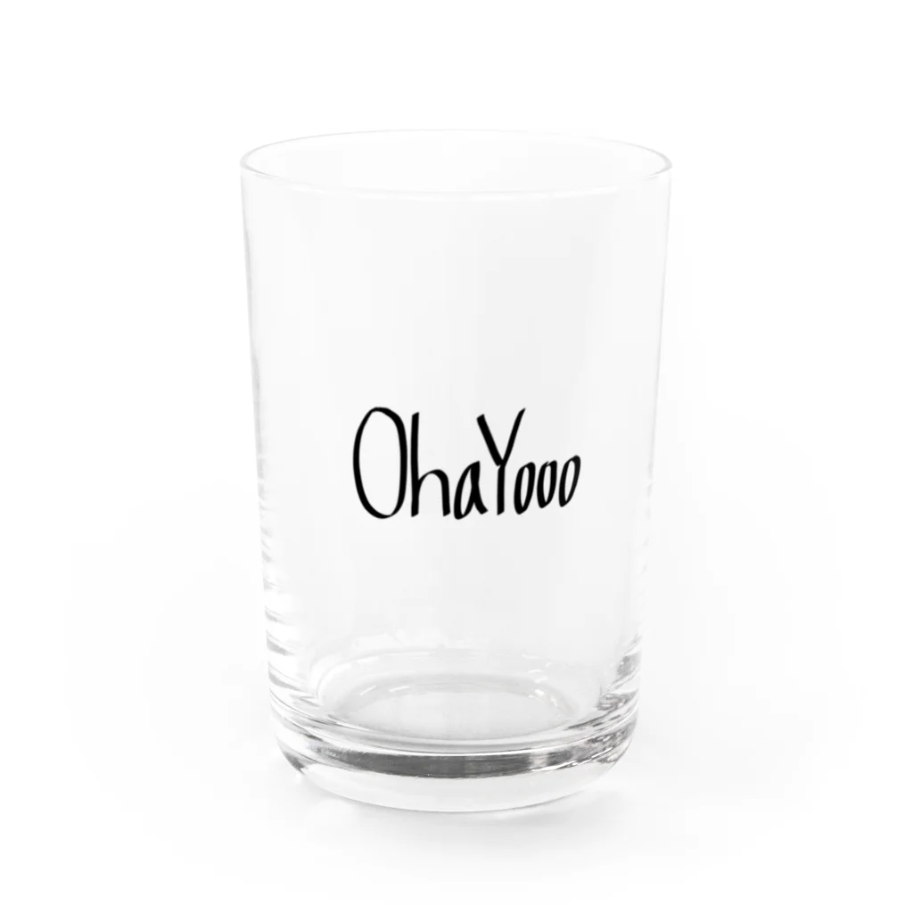 Kagami-mochiのOhaYooo Water Glass :front