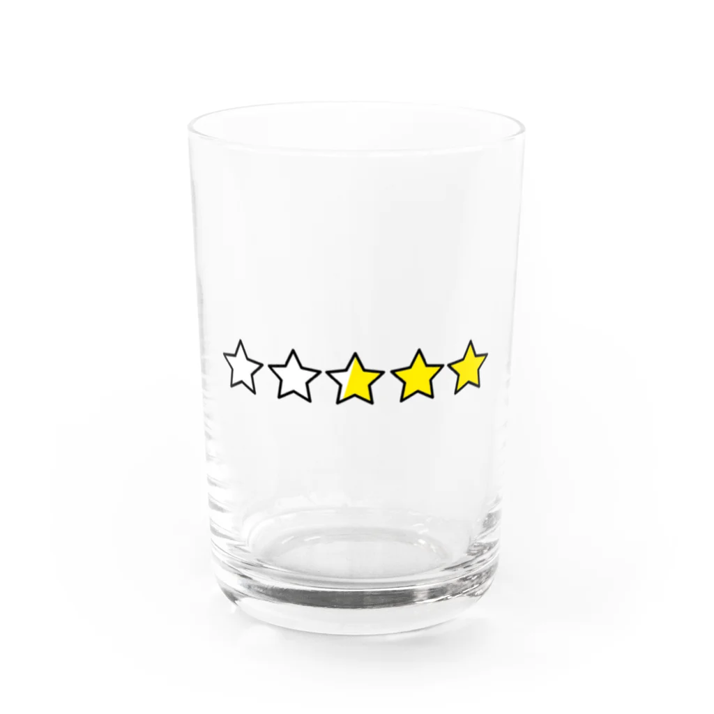 IYATEのオリジナルグッズ公式販売所の星2.7 Water Glass :front