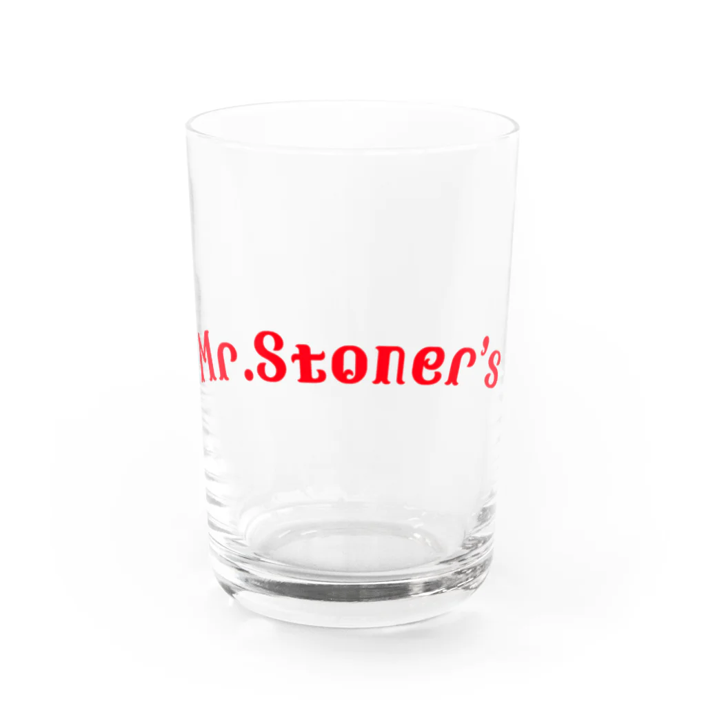 Mr.Stoner'sのMr.Stoner's logo グラス前面