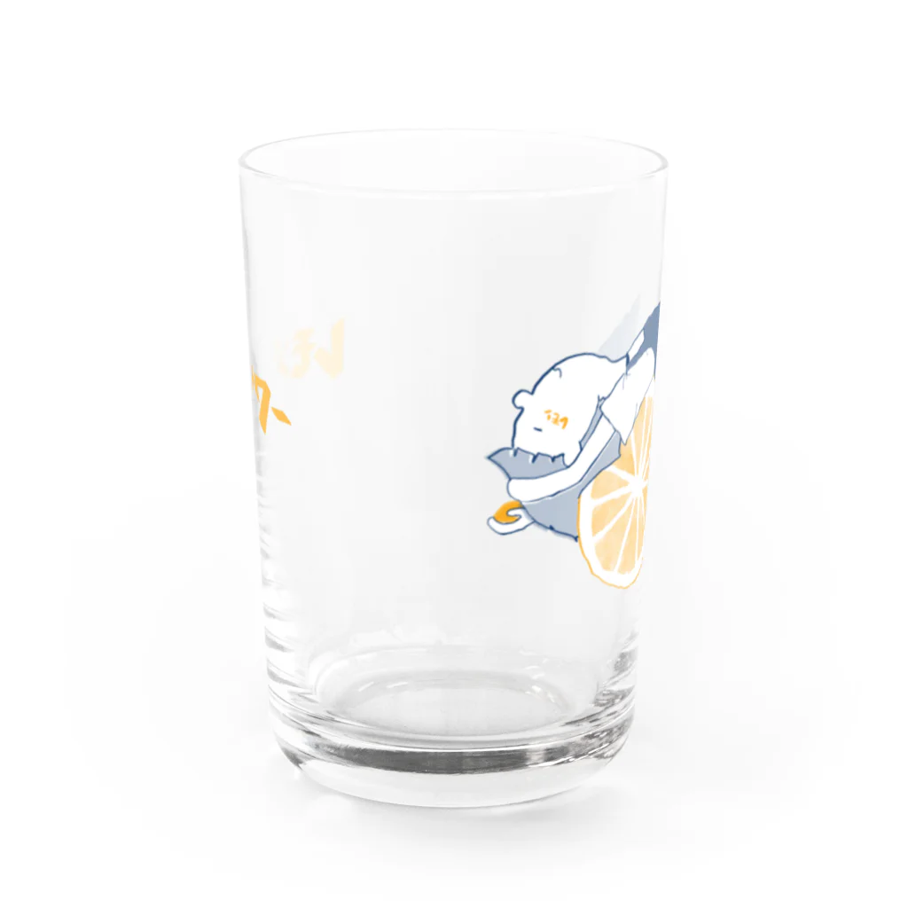 まっしゅぱこのLemonsour Water Glass :front