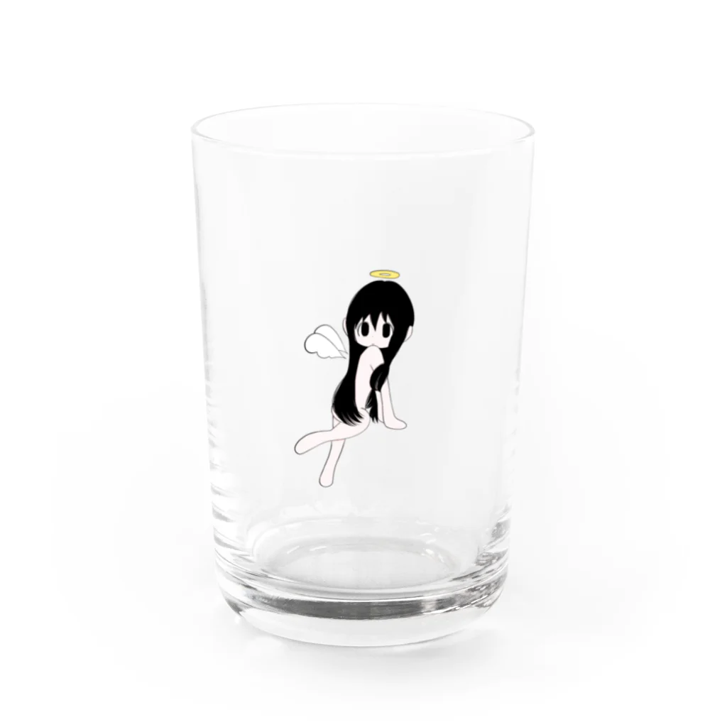 P-girlのえんじぇるちゃん Water Glass :front