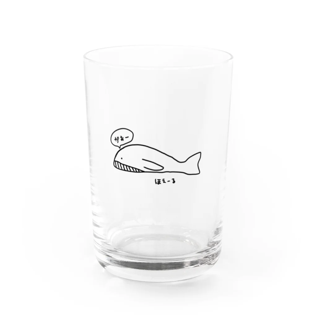 やぎ⋆°｡✩のいちおうクジラ Water Glass :front