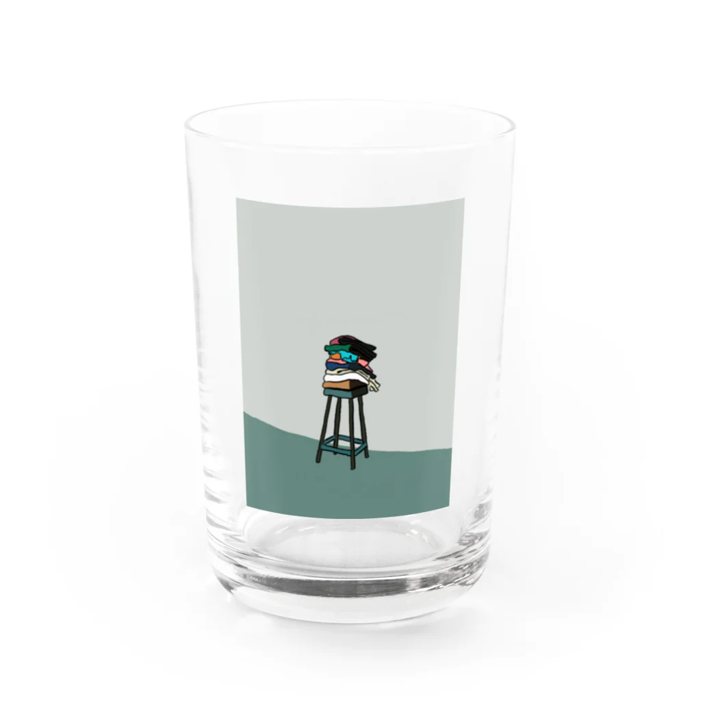 えりあしみどりのせいかつ Water Glass :front