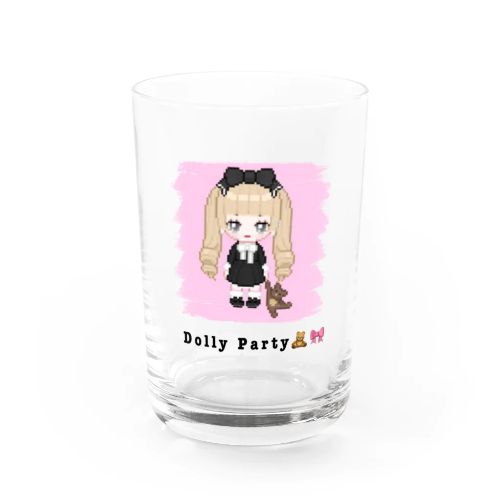 Dolly Partyのドリパちゃん Water Glass :front