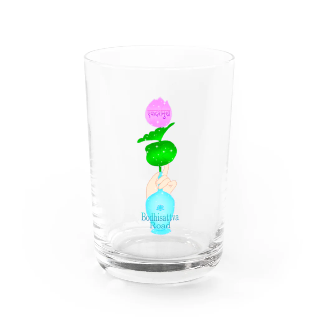 Luna Dream Projectの十一面観音 ～ 菩薩道 ～ Water Glass :front