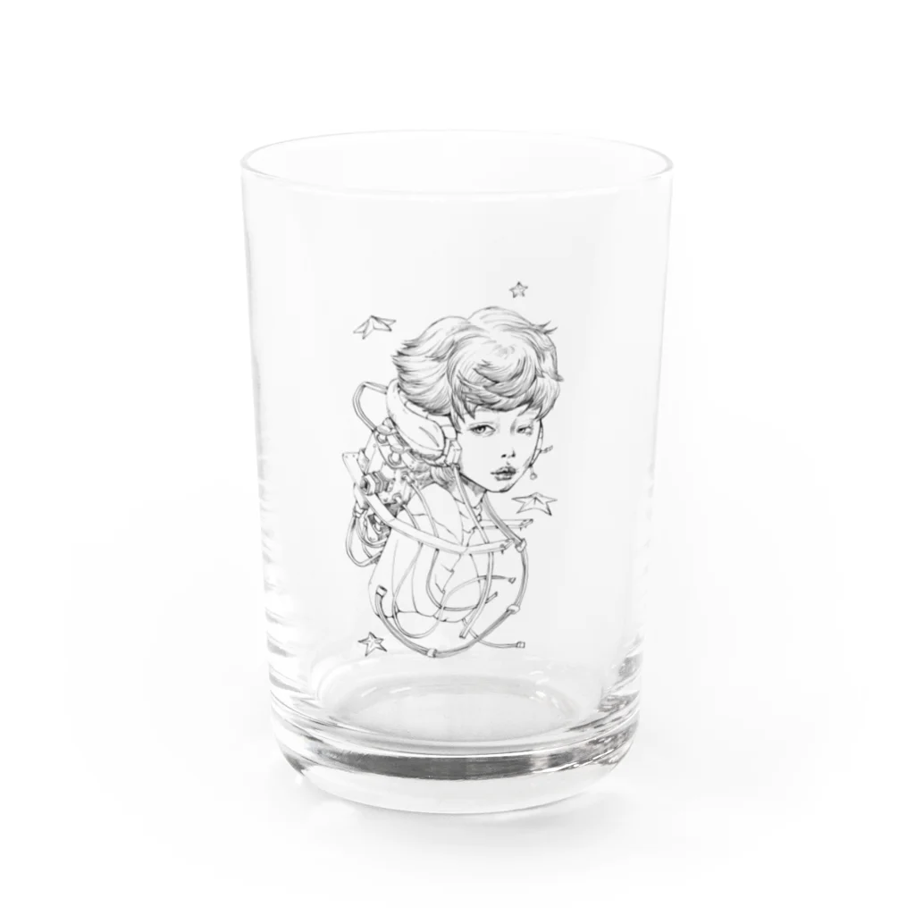 mugwumpのretro future 2 Water Glass :front