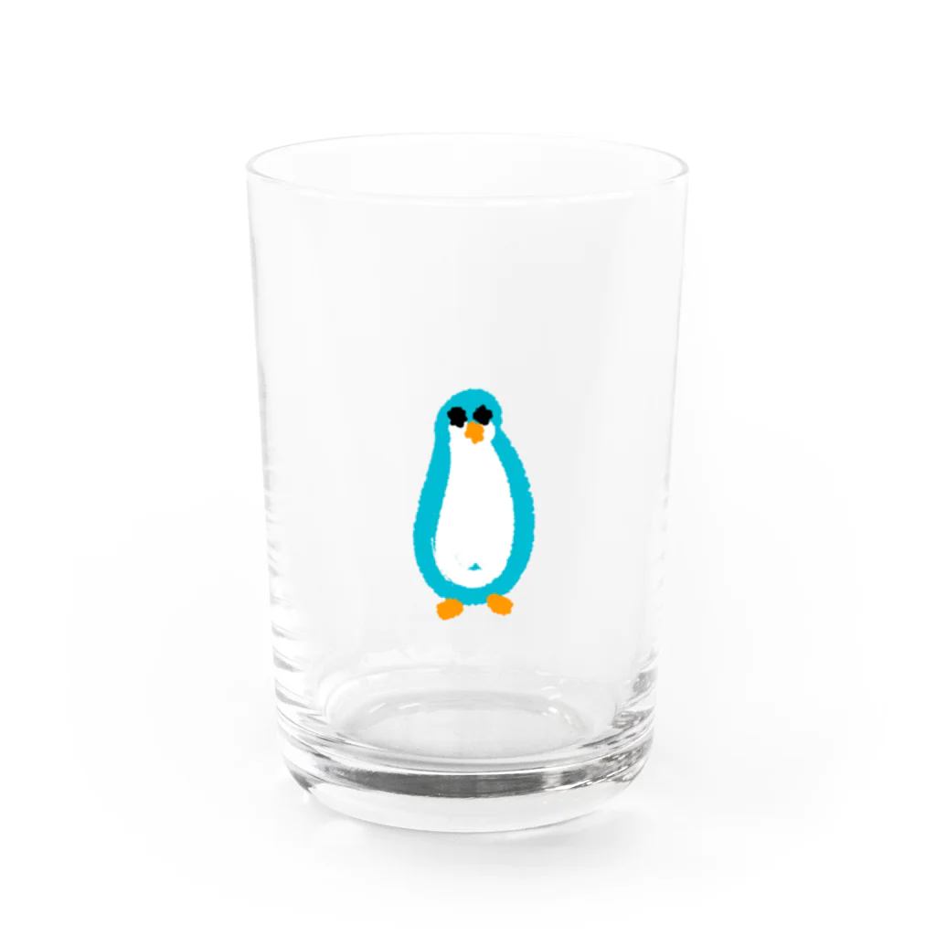 ティシュー山田の出べそペンギン Water Glass :front