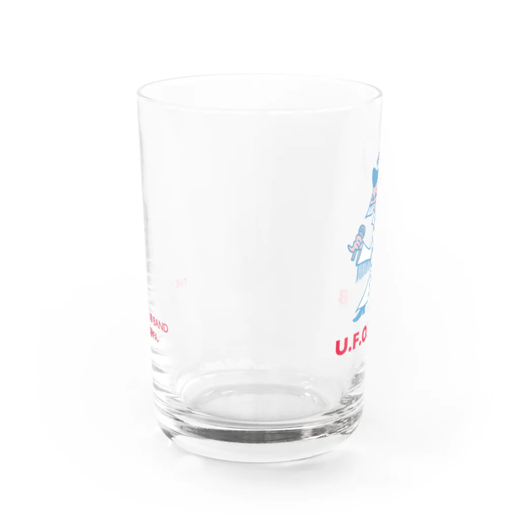 東高円寺U.F.O.CLUB webshopのU.F.O.CLUBオリジナルグラス【VOCAL DEPPA ver.】 Water Glass :front