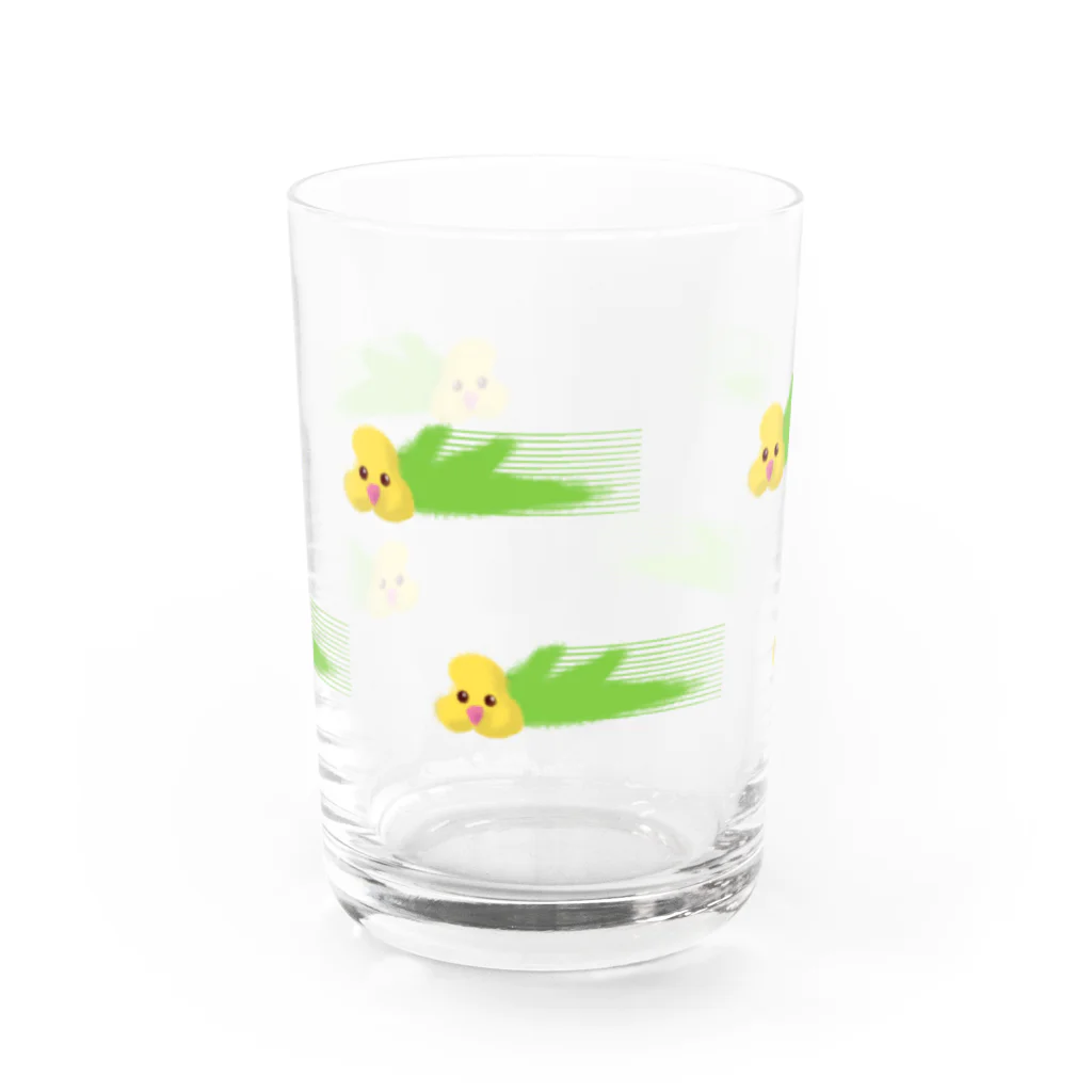 おいも屋のめんぼうまるグラス Water Glass :front