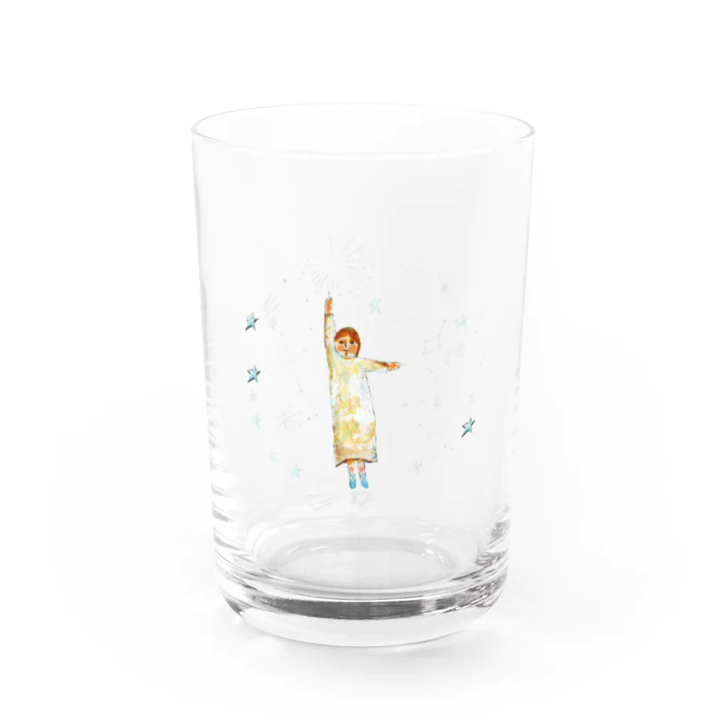 いちかわともこの3時の星 Water Glass :front