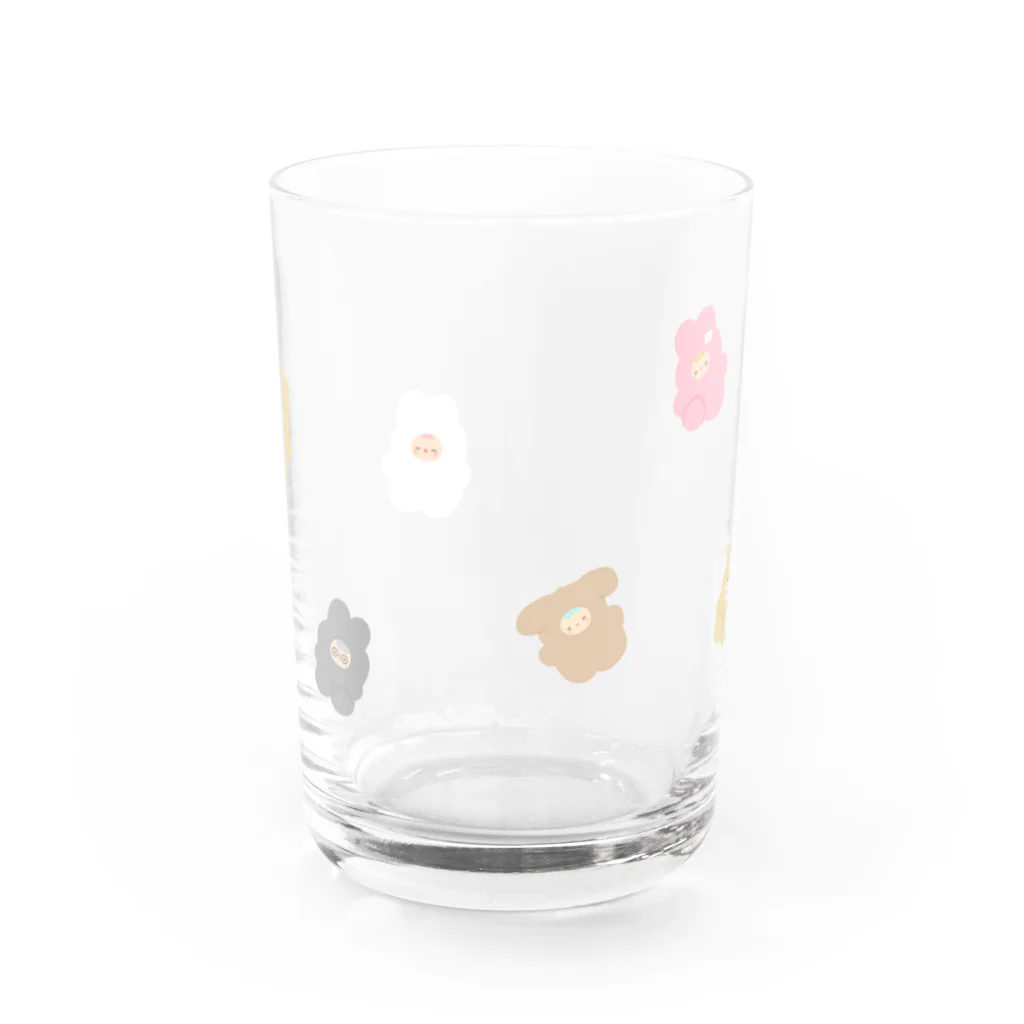 とまの泳グラス Water Glass :front