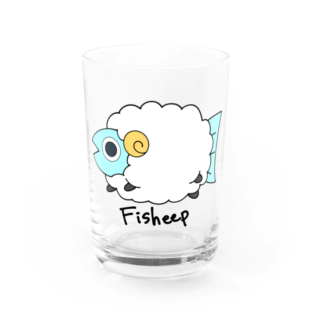 aritakujiraのサカナヒツジ Water Glass :front