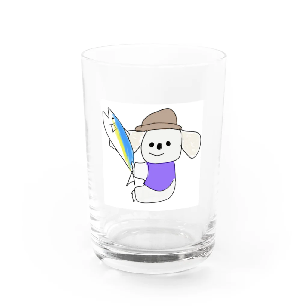 ハマチのハマチとコアラ Water Glass :front