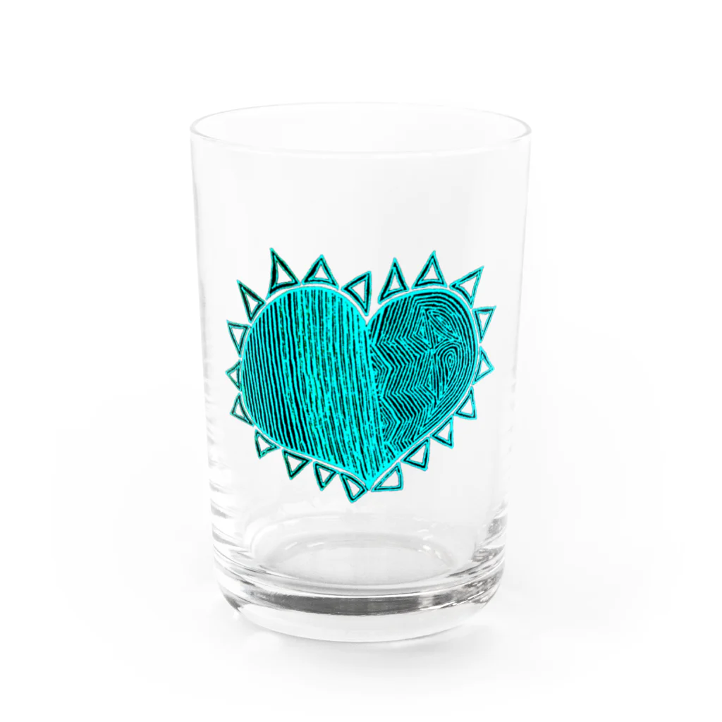 MUの『理性 感情 防衛 無防備』 NEGA Water Glass :front