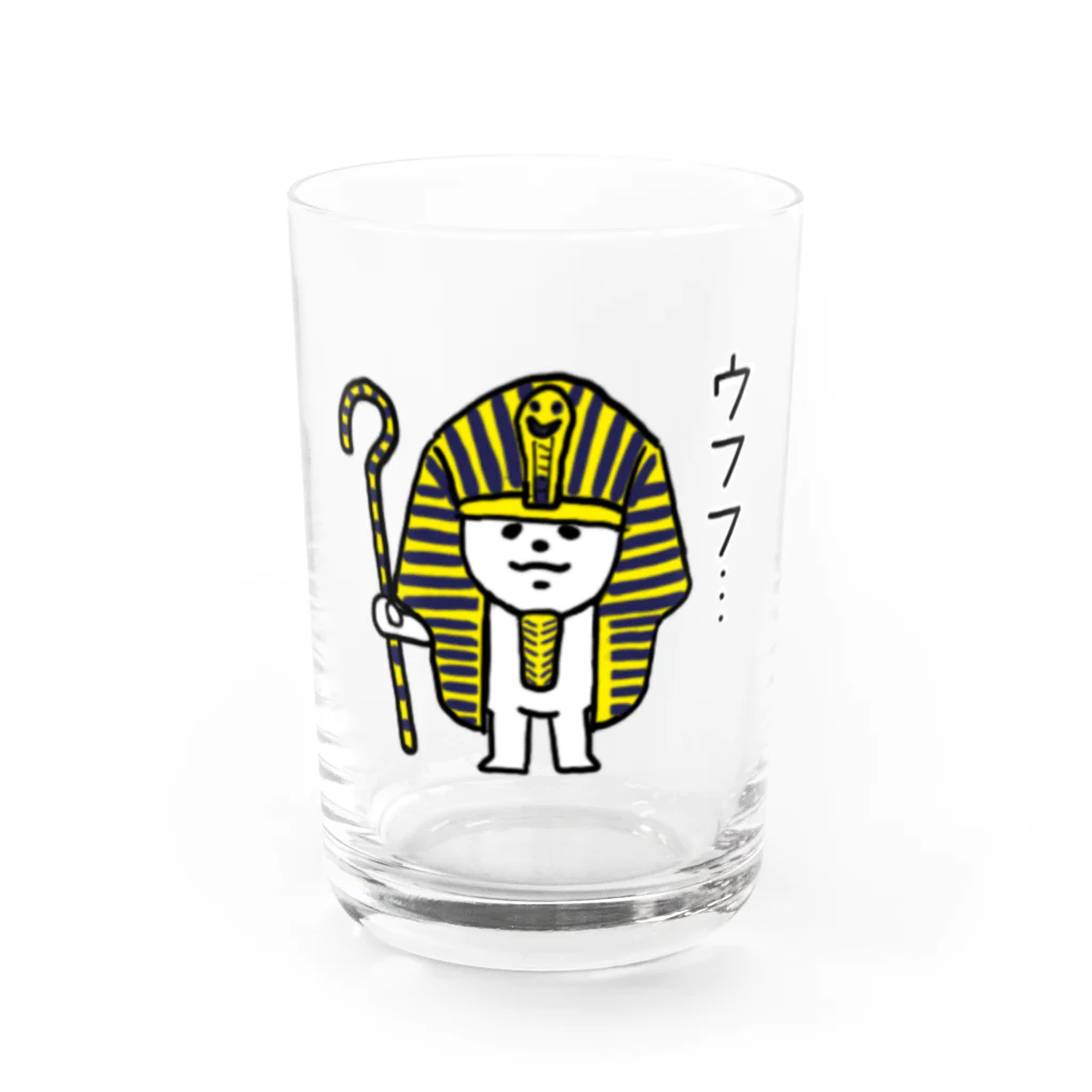 ZIZYの　ネコツタンカーメン Water Glass :front