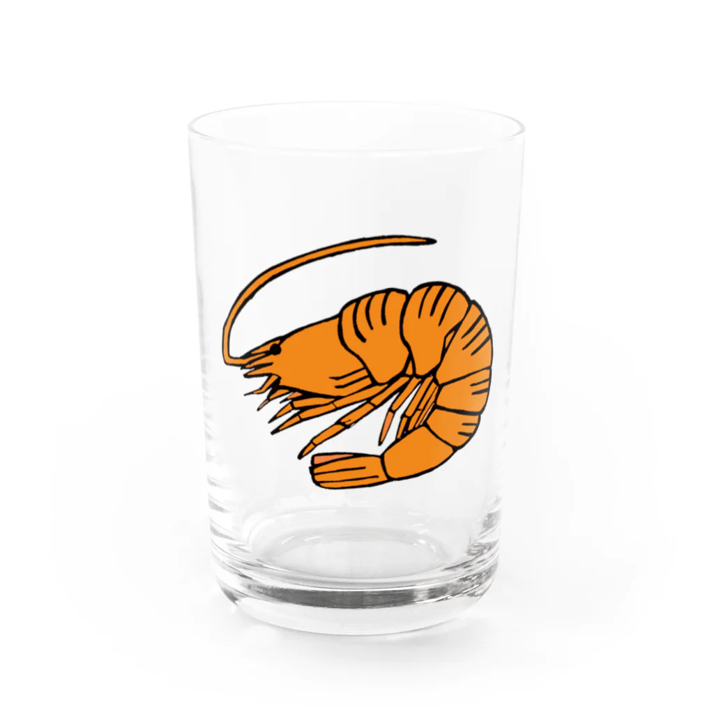 OGNdesignの海老　エビ　shrimp　NO.36 Water Glass :front