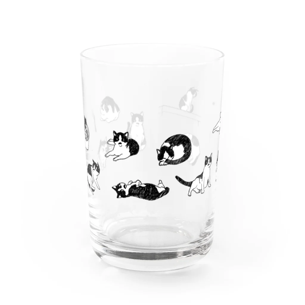 チョビ髭のチョビのチョビ髭のチョビ Water Glass :front