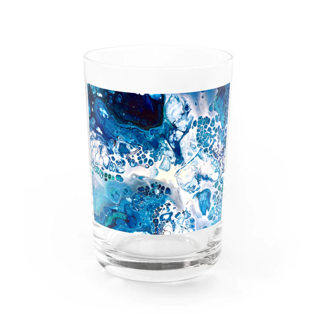 きたじ詠美 web shopの海風のかけら-Sea glass- Water Glass :front