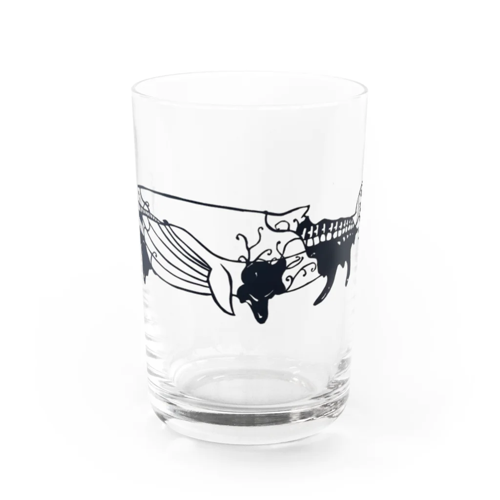 天音の鯨の海 Water Glass :front