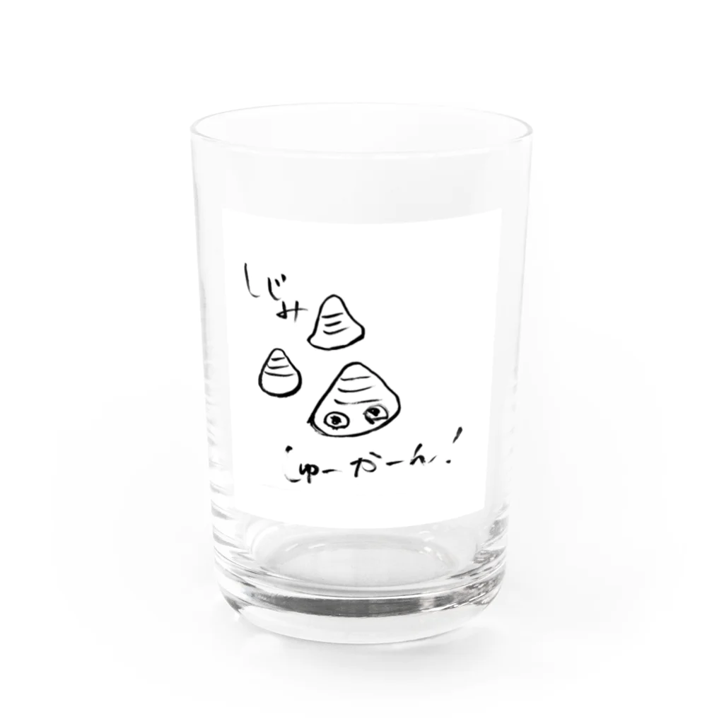 のぞみの毎日しじみ Water Glass :front