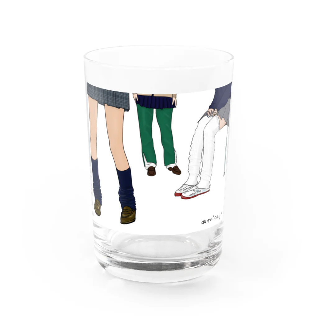 enico_jpの懐かしみのエニ子 グラス前面