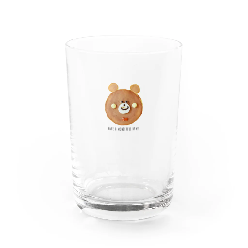 Los Angeles, CAのパンケーキくまくん Water Glass :front