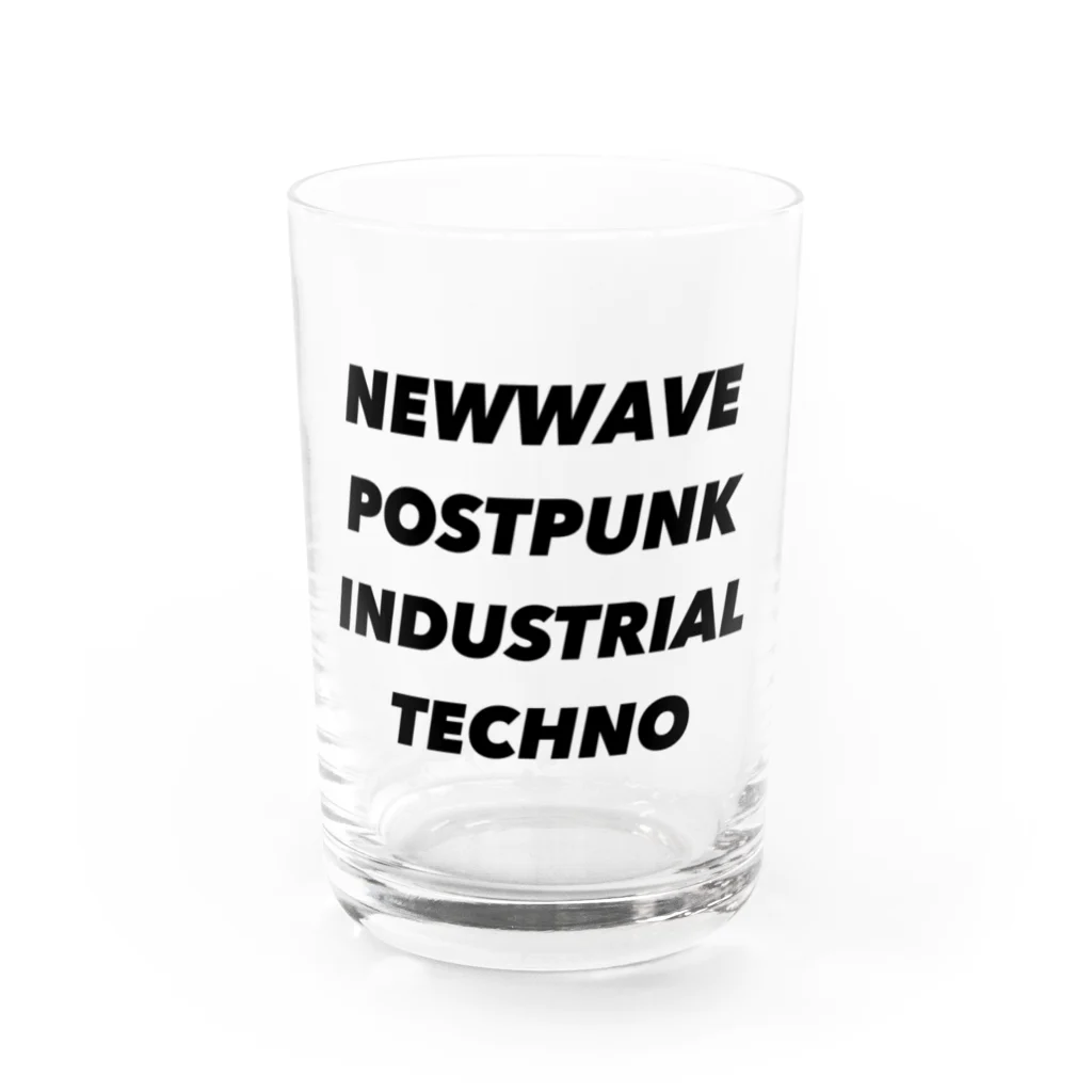 lawi0cir boutiqueのNEWWAVE POSTPUNK INDUSTRIAL TECHNO Water Glass :front