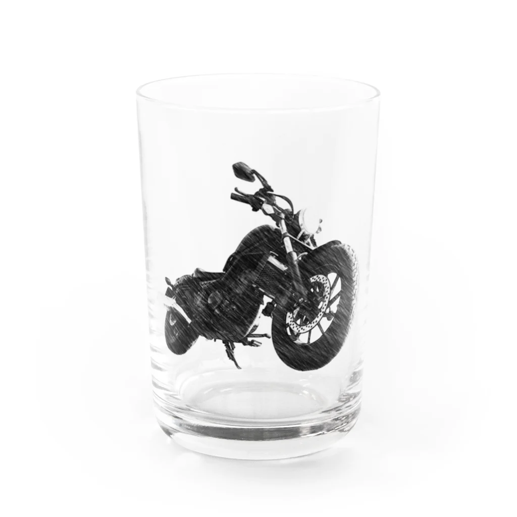 Aym'collectionのモノクロREBEL Water Glass :front