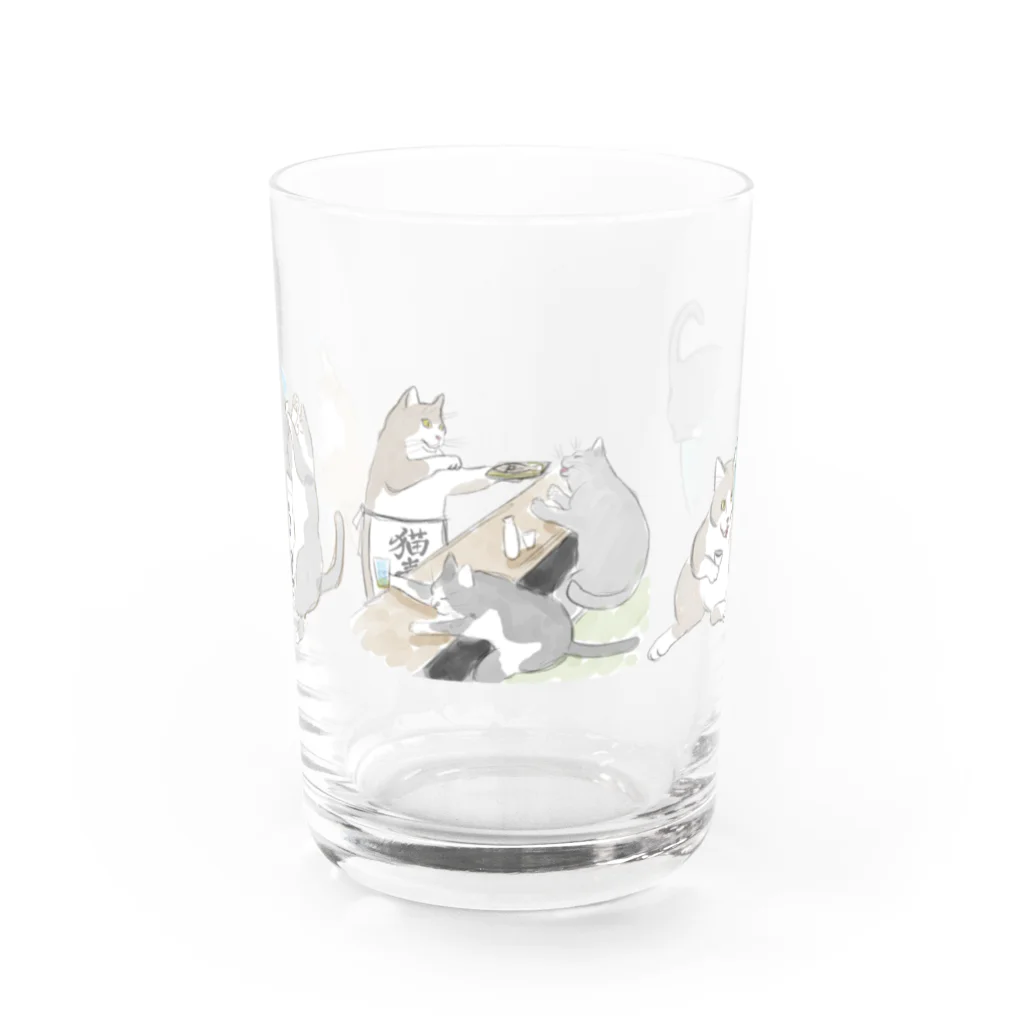 cheeの居酒屋　猫 Water Glass :front