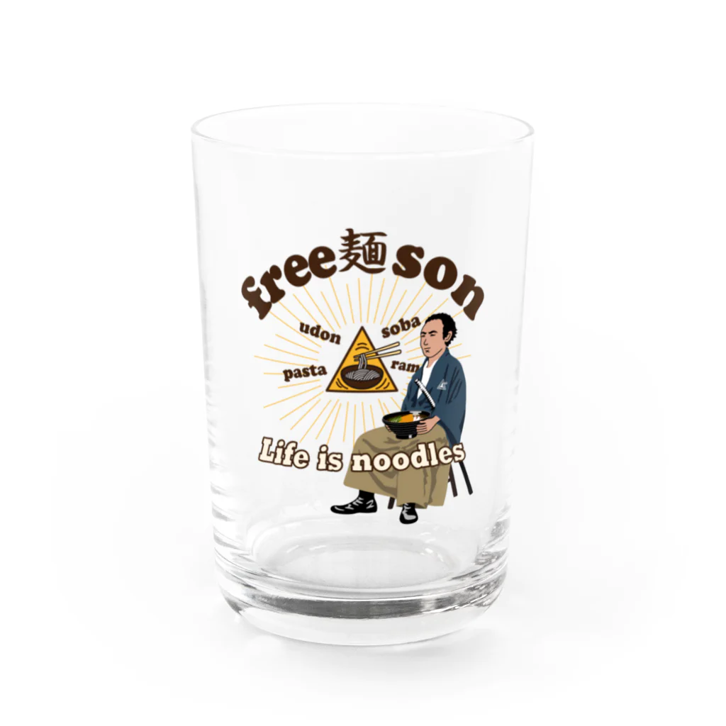 キッズモード某のフリー麺ソン 龍馬 Water Glass :front