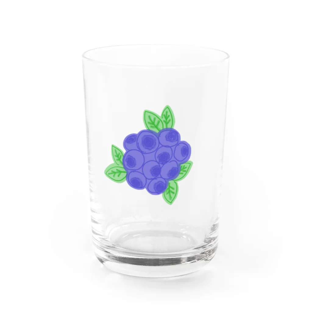 magurotatakingのブルーベリー Water Glass :front