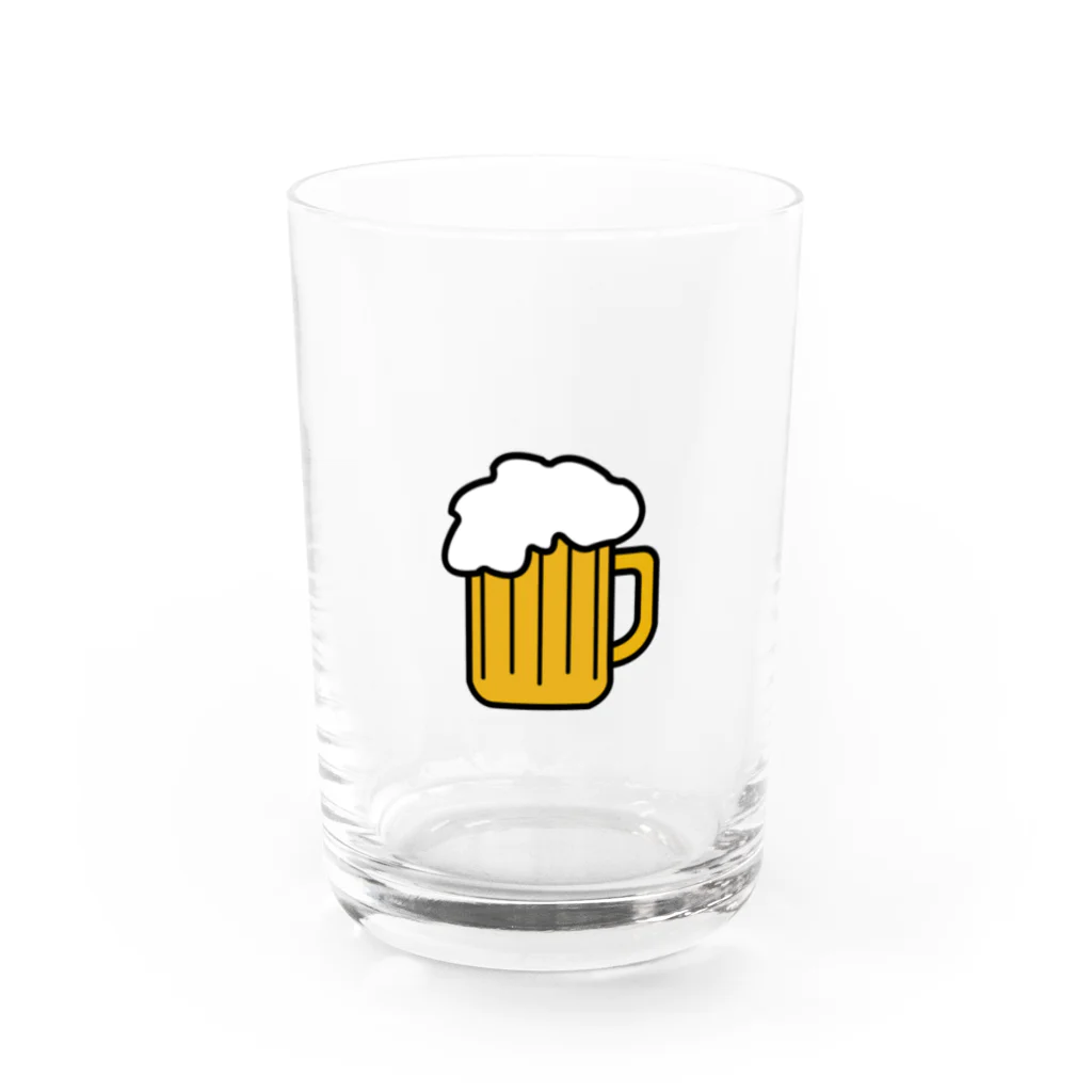 YAMのビール Water Glass :front