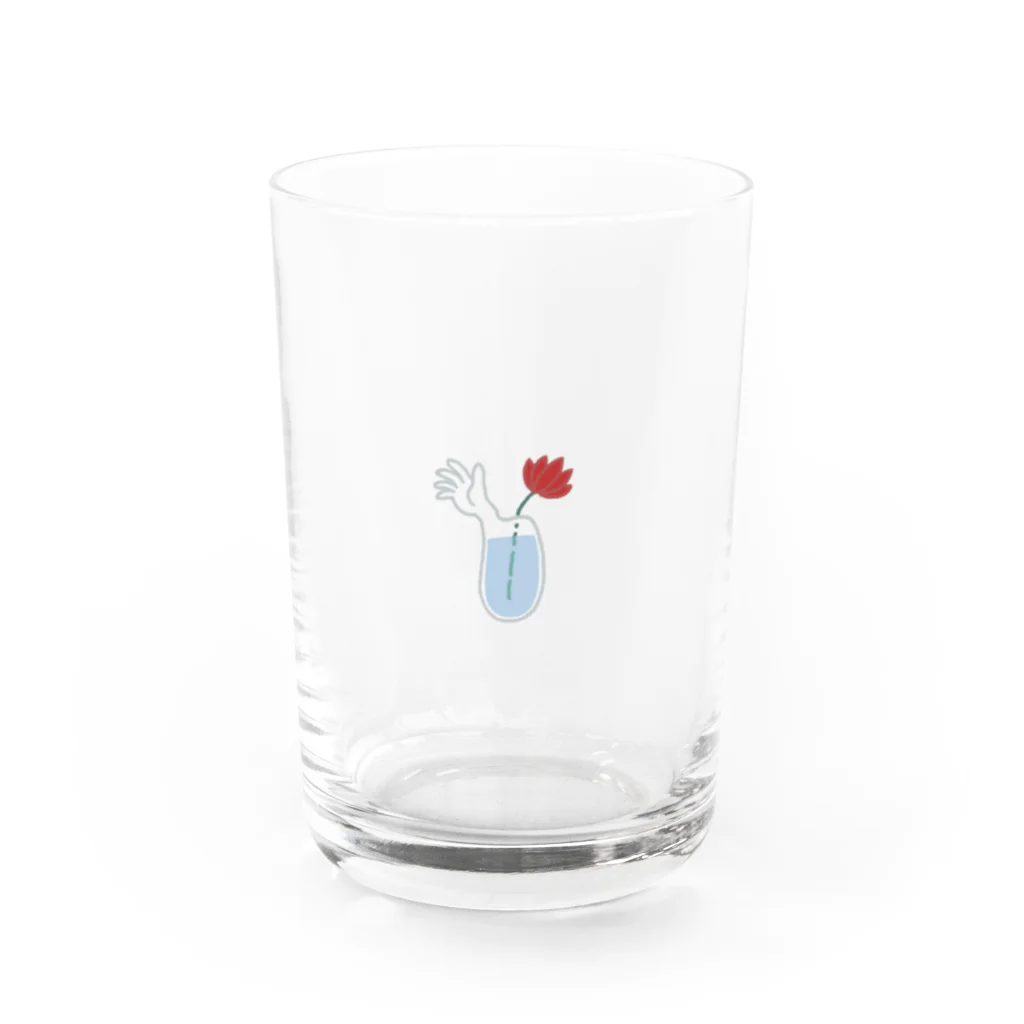 しろくま屋さんの腕花瓶 Water Glass :front