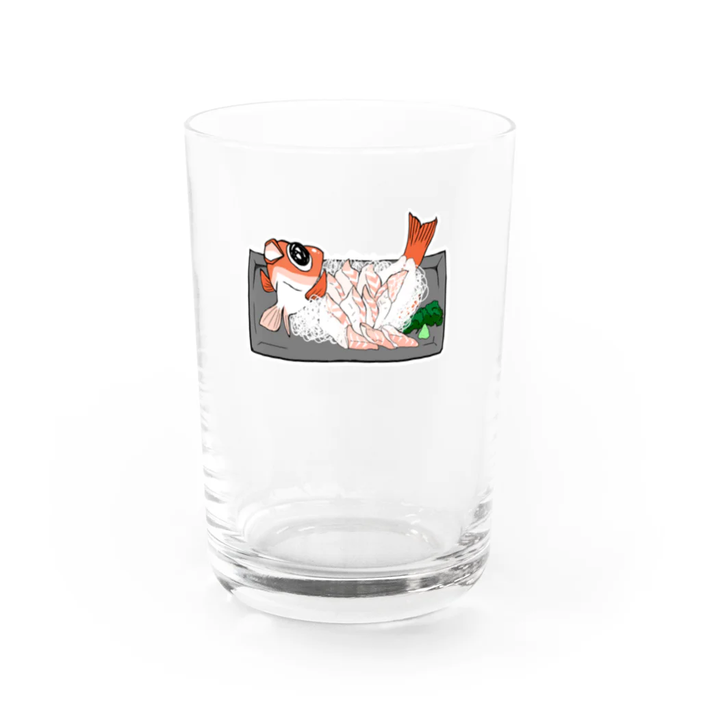 太幸丸のテンカラ(メバル)刺身 Water Glass :front