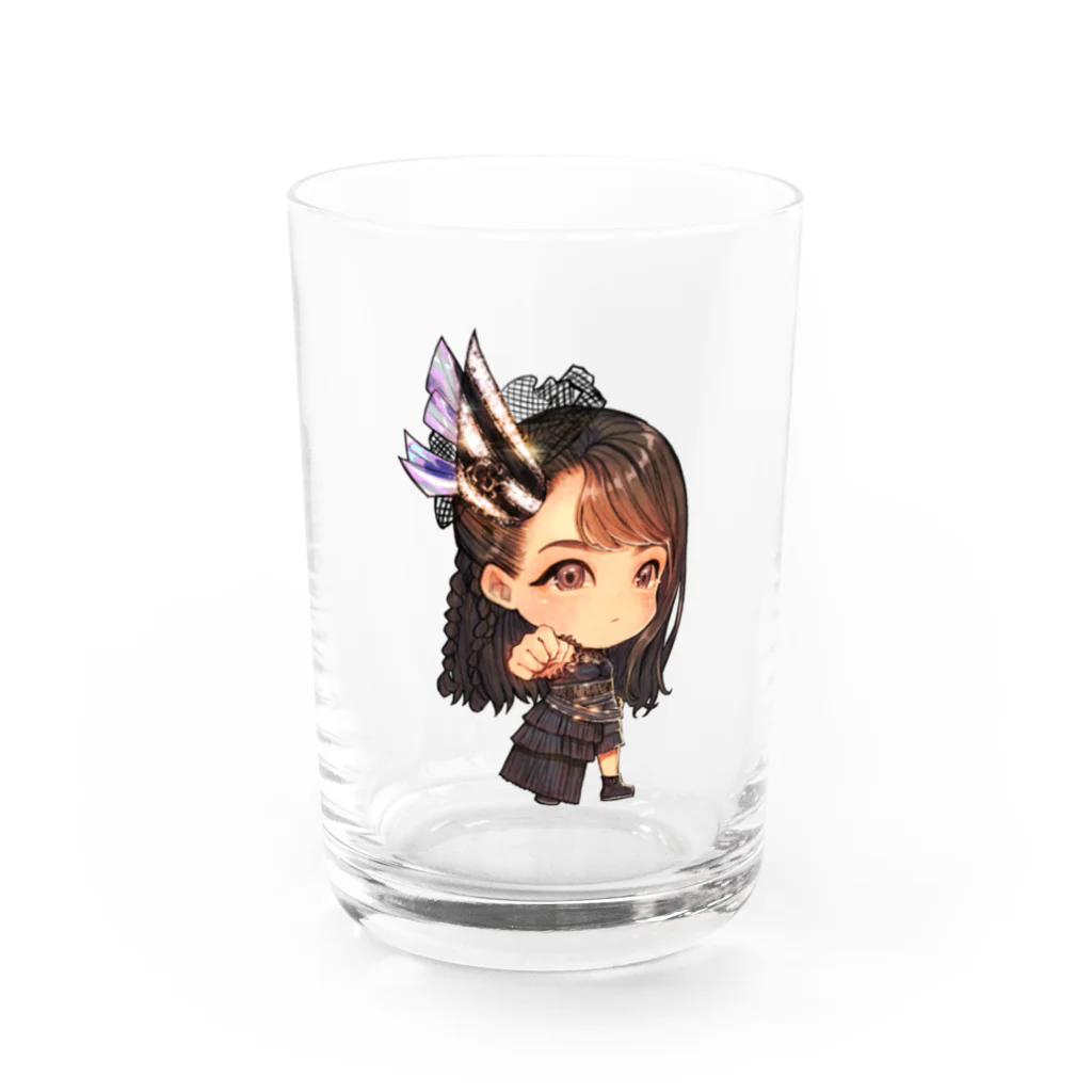 韓国キャラクターアート K MOE のMO Water Glass :front