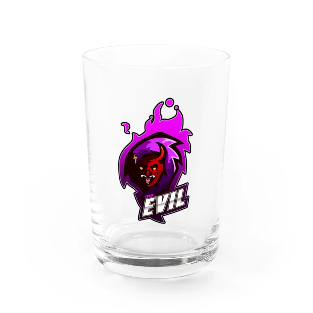 Expo of Evil🇺🇸 #adのEvil official goods Water Glass :front