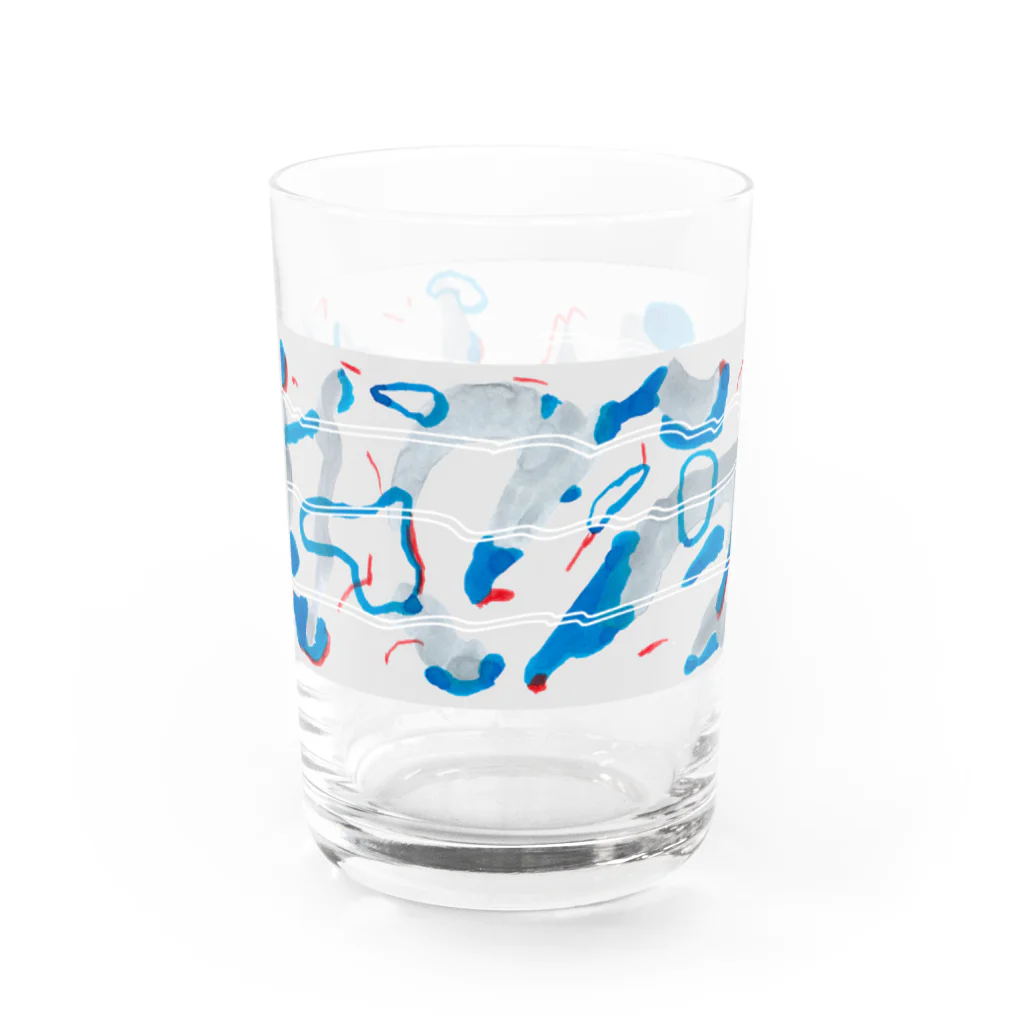 asaoのblue line Water Glass :front