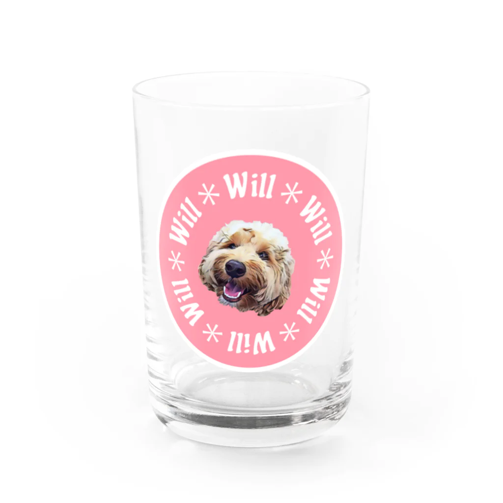 よっしぃのWill Water Glass :front