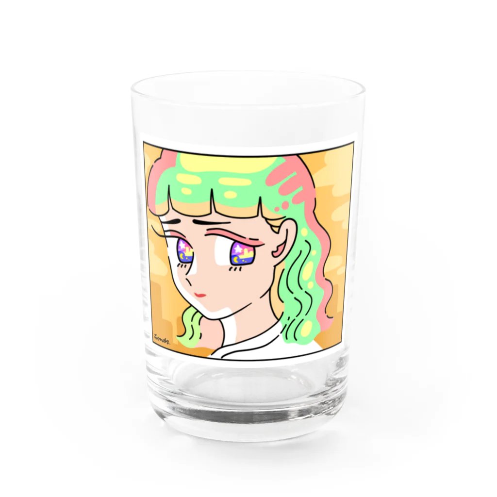 Wonder.のたそがれちゃん Water Glass :front