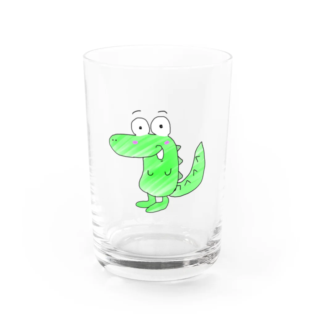 🐊oTETo shop🐊のoTEToシャツ Water Glass :front